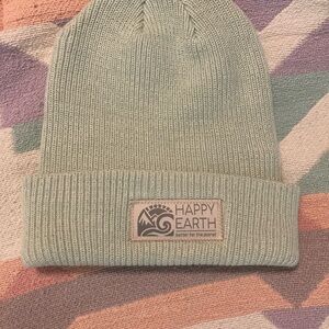 Happy Earth Mint Green Beanie
